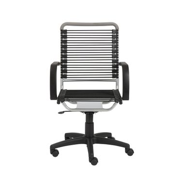 Bungie High Back Office Chair In Black and Aluminum