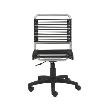 Bungie Low Back Office Chair In Black and Aluminum