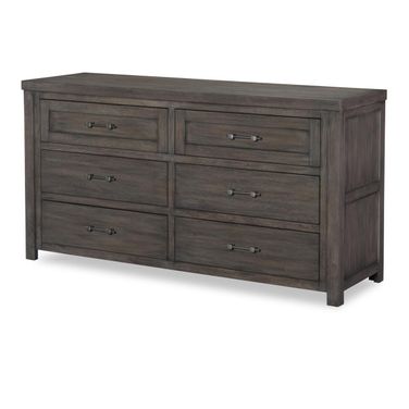 Bunkhouse 6 Drawer Dresser In Aged Barnwood
