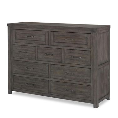 Bunkhouse 9 Drawer Bureau In Aged Barnwood