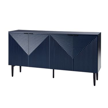 Burkart 4 Door Sideboard In Navy
