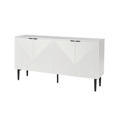 Burkart 4 Door Sideboard In White