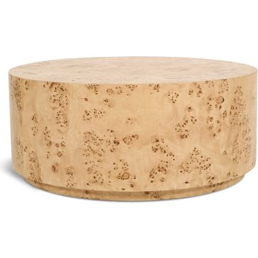 Burl Coffee Table In Natural Ash