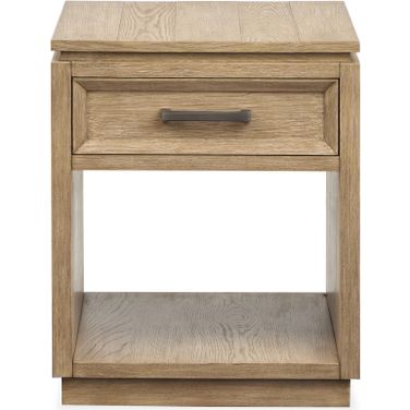 Burnham Rectangular End Table In Sable Dusk