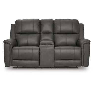 Burnley Power Reclining Loveseat with Console In Anchor