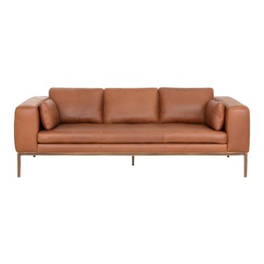Burr Sofa In Behike Saddle