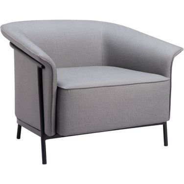 Burry Accent Chair In Slate Gray