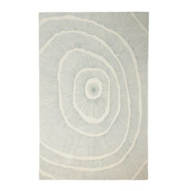 Burst 11' x 14' Rug In Ivory and Blue