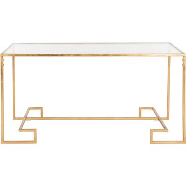 Burton Antique Gold Leaf Coffee Table
