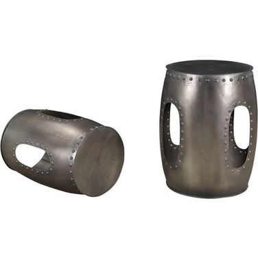 Redondo Occasional Tables Set Of 2 In Nickel