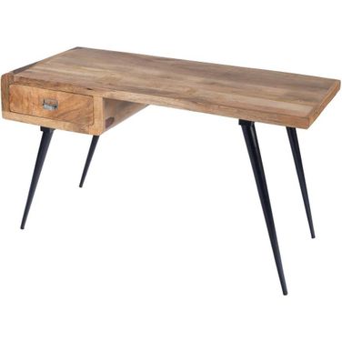 Butler Anuri Natural Wood and Metal Desk