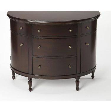 Butler Bedford Mahogany Demilune Console Chest