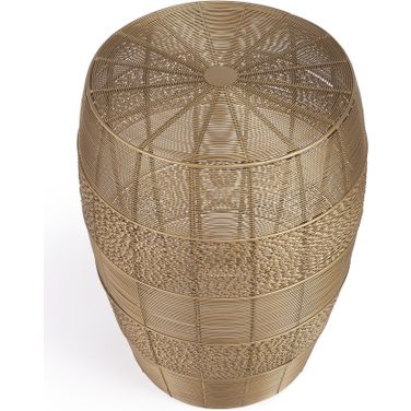 Bellarose Metal Side Table In Gold