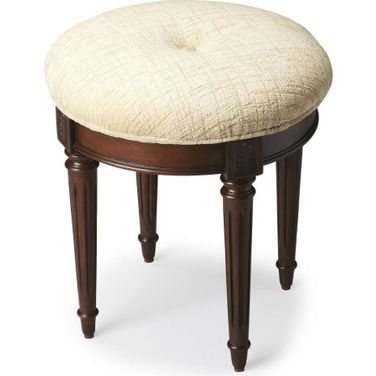 Butler Bernadette Plantation Cherry Vanity Stool