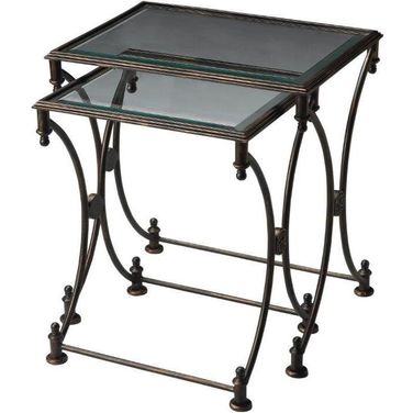 Butler Beverly Metal Nesting Tables