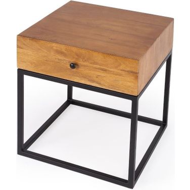 Butler Brixton Iron and Wood End Table