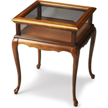 Butler Burton Olive Ash Burl Curio Table
