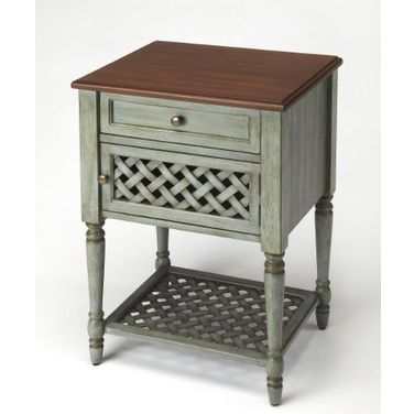 Butler Chadway Rustic Blue Nightstand