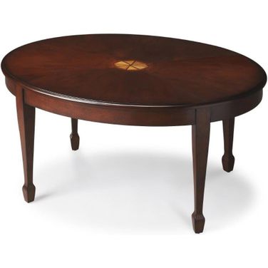 Butler Clayton Plantation Cherry Oval Coffee Table