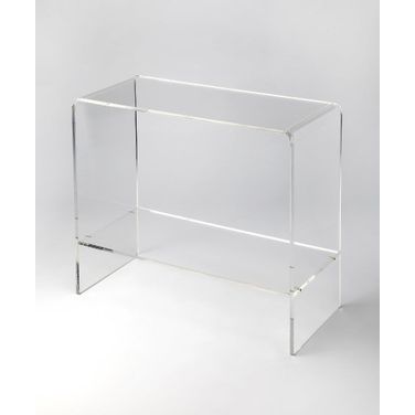 Butler Crystal Clear Acrylic Console Table