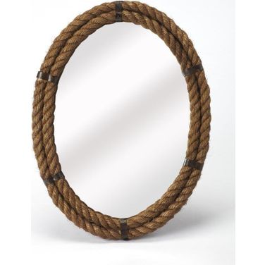 Butler Darby Oval Rope Wall Mirror