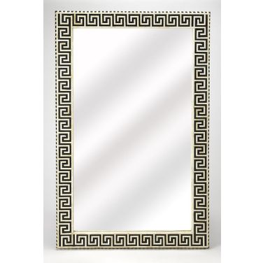 Butler Eternity Black Bone Inlay Wall Mirror