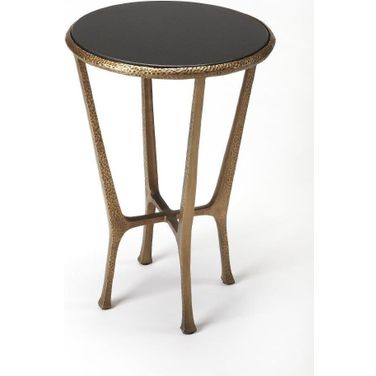 Butler Flavio Metal and Stone End Table