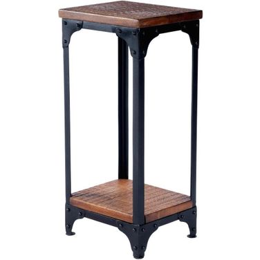 Butler Gandolph Wood and Iron Pedestal Stand