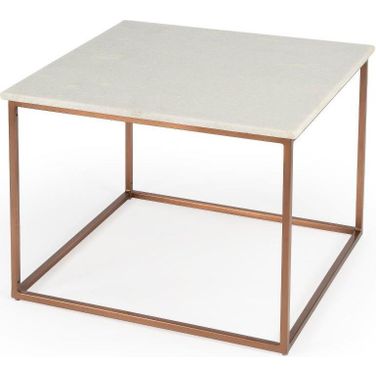 Butler Holland Marble and Metal Coffee Table