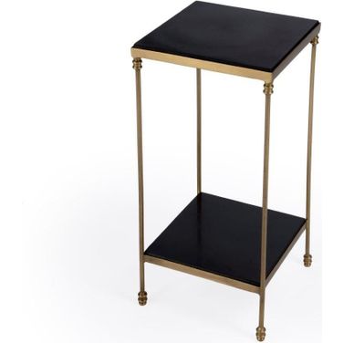 Butler Imogen Iron And Black Granite Side Table