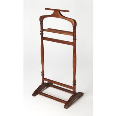 Butler Judson Olive Ash Burl Valet Stand