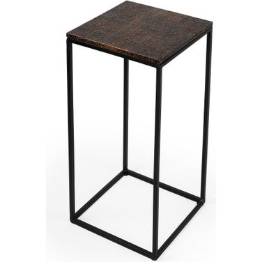 Lacrossa Top Side Table In Bronze