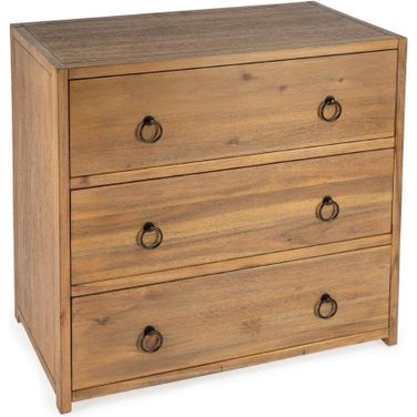 Butler Lark Natural Wood 3 Drawer Chest