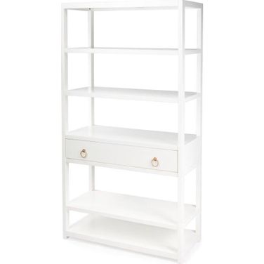 Butler Lark White Bookshelf