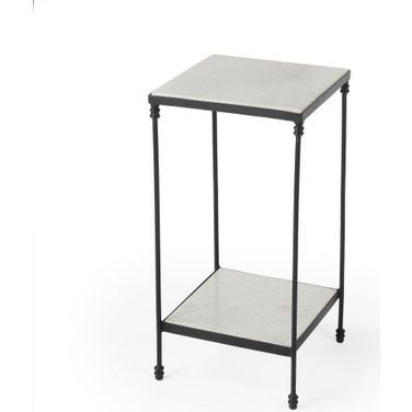 Butler Larkin Marble and Iron Accent Table