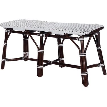 Butler Marcella Dark Brown Rattan Bench