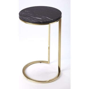 Butler Martel Marble and Metal Side Table