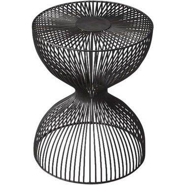 Butler Nicholas Black Metal End Table