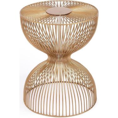 Butler Nicholas Gold Metal End Table