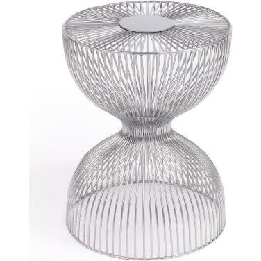 Butler Nicholas Silver Meatl End Table