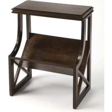 Butler Pascal Dark Brown Wood Book Table