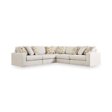 Butler Pier 5-Piece Sectional In Feather