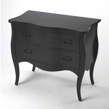 Rochelle 2 Drawer Chest In Black