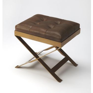 Butler Rodrigo Leather Stool