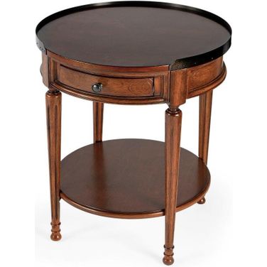 Butler Sampson Olive Ash Burl Accent Table