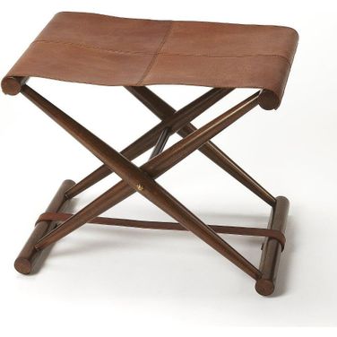 Butler Sutton Leather Folding Stool