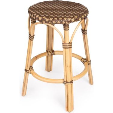 Butler Tobias Brown Rattan Counter Stool