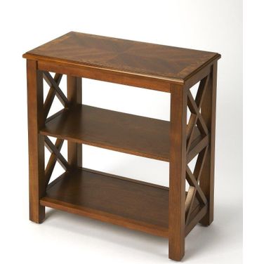 Butler Vance Olive Ash Burl Bookcase