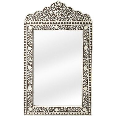 Butler Victoria Brown Bone Inlay Wall Mirror