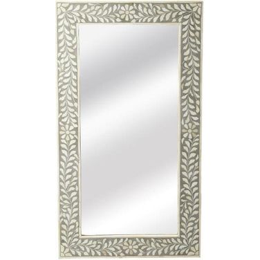 Butler Vivienne Rectangular Bone Inlay Wall Mirror